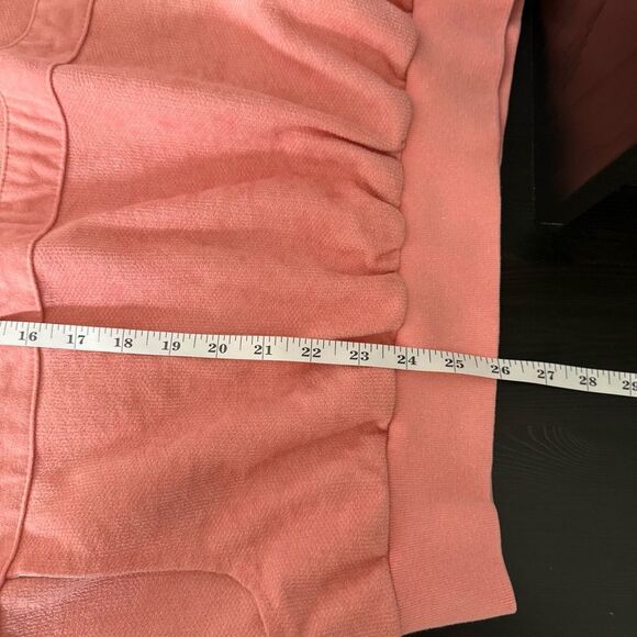 Vintage Adidas Ventex Sweatshirt Unisex Sz L ? Pink Velour Pullover Trefoil Logo - Picture 13 of 13